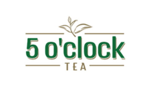 5 o'clock tea Logo (EUIPO, 08/18/2016)