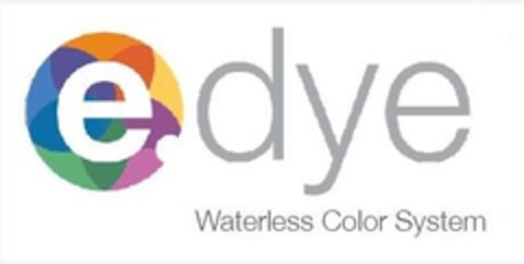 e.dye Waterless Color System Logo (EUIPO, 17.10.2017)