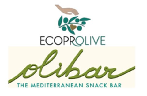 ECOPROLIVE OLIBAR THE MEDITERRANEAN SNACK BAR Logo (EUIPO, 09.08.2019)