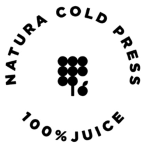 NATURA COLD PRESS 100% JUICE Logo (EUIPO, 28.08.2020)