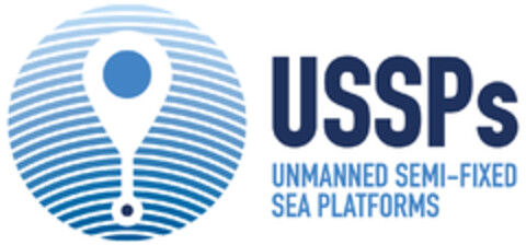 USSPs UNMANNED SEMI-FIXED SEA PLATFORMS Logo (EUIPO, 08.07.2021)