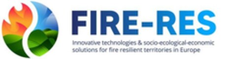 FIRE-RES innovative technologies & socio-ecological-economic solutions for fire resilient territories in Europe Logo (EUIPO, 16.11.2023)