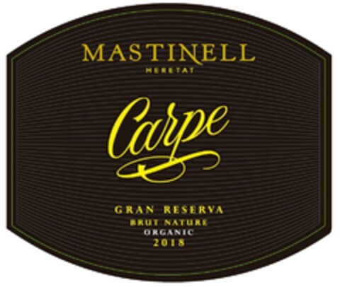 MASTINELL HERETAT Carpe GRAN RESERVA BRUT NATURE ORGANIC 2018 Logo (EUIPO, 11.12.2023)