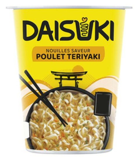 DAISUKI NOUILLES SAVEUR POULET TERIYAKI Logo (EUIPO, 06/26/2024)