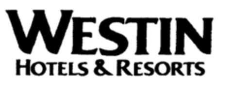 WESTIN HOTEL & RESORTS Logo (EUIPO, 04/01/1996)