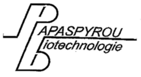 PAPASPYROU Biotechnologie Logo (EUIPO, 13.10.1997)