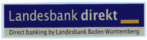 Landesbank direkt Direct banking by Landesbank Baden-Württemberg Logo (EUIPO, 28.04.2000)