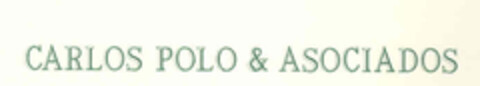 CARLOS POLO & ASOCIADOS Logo (EUIPO, 14.11.2002)