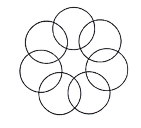 SEVEN INTERLOCKING CIRCLES Design Logo (EUIPO, 01/27/2003)