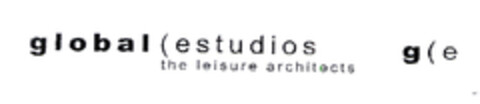 global ( estudios the leisure architects g ( e Logo (EUIPO, 04.02.2003)