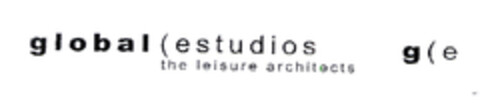 global ( estudios the leisure architects g ( e Logo (EUIPO, 02/04/2003)