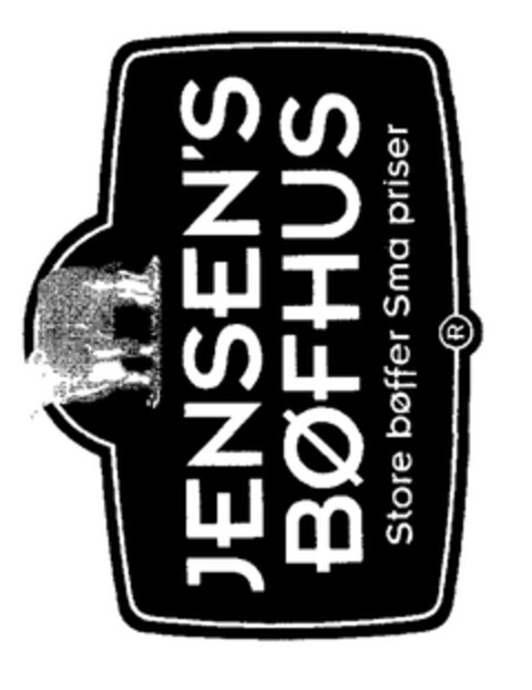 JENSEN'S BØFHUS Store bøffer Små priser Logo (EUIPO, 17.09.2003)