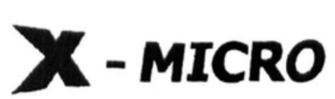 X-MICRO Logo (EUIPO, 11.12.2003)