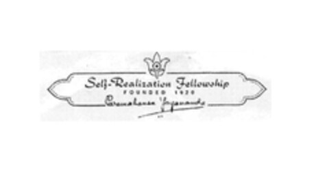 SELF-REALIZATION FELLOWSHIP FOUNDED 1920 Logo (EUIPO, 02/15/2005)