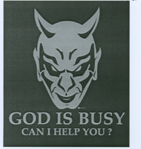 God is Busy CAN I HELP YOU? Logo (EUIPO, 24.08.2006)