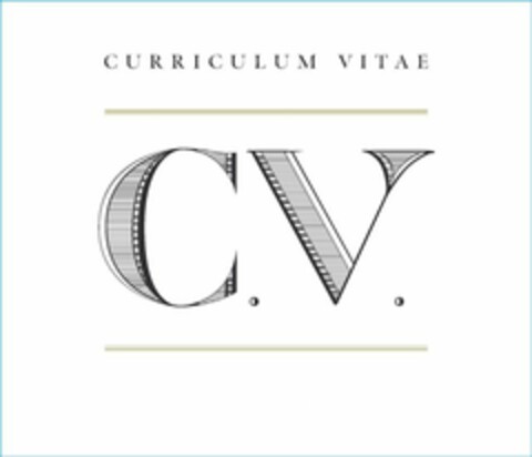 CURRICULUM VITAE C.V. Logo (EUIPO, 01/19/2007)