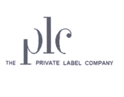 plc THE PRIVATE LABEL COMPANY Logo (EUIPO, 04/02/2007)