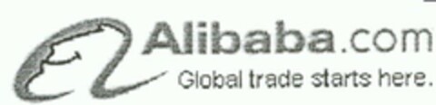 Alibaba.com Global trade starts here. Logo (EUIPO, 09/06/2007)