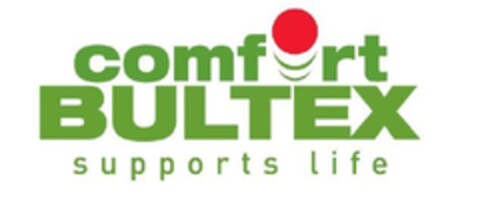 COMFORT BULTEX SUPPORTS LIFE Logo (EUIPO, 09.07.2009)