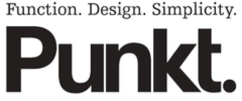 Function. Design. Simplicity. Punkt. Logo (EUIPO, 08.09.2009)