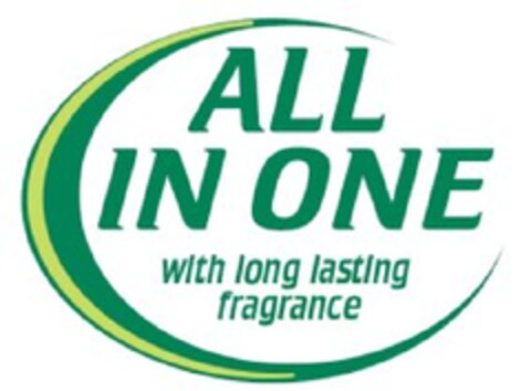 ALL IN ONE with long lasting fragrance Logo (EUIPO, 16.12.2009)