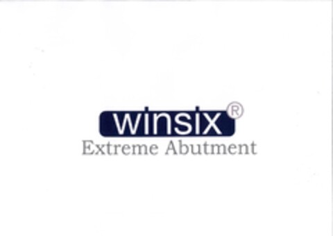 Winsix Extreme Abutment Logo (EUIPO, 08.04.2010)
