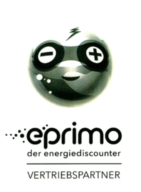 eprimo der energiediscounter VERTRIEBSPARTNER Logo (EUIPO, 07.07.2010)