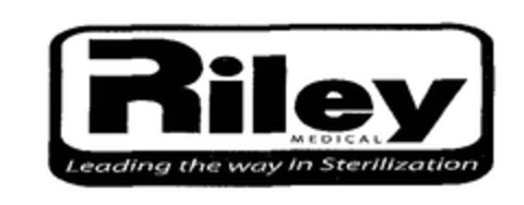 Riley MEDICAL Leading the way in Sterilization Logo (EUIPO, 10/18/2010)