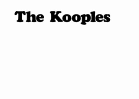 The Kooples Logo (EUIPO, 30.05.2011)