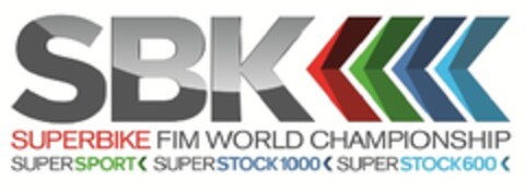 SBK SUPERBIKE FIM WORLD CHAMPIONSHIP SUPERSPORT SUPERSTOCK 1000 SUPERSTOCK 600 Logo (EUIPO, 04.11.2011)