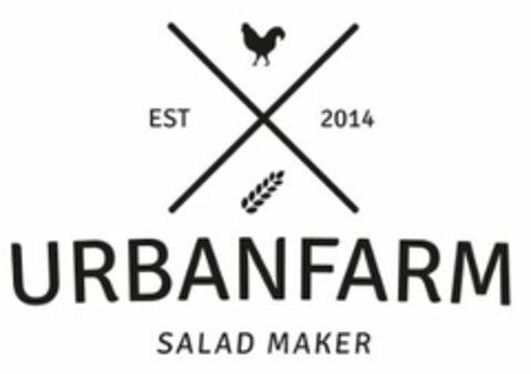 URBANFARM EST 2014 SALAD MAKER Logo (EUIPO, 12/16/2013)