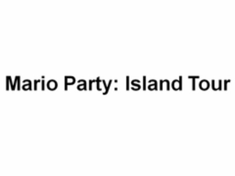 Mario Party: Island Tour Logo (EUIPO, 01/10/2014)