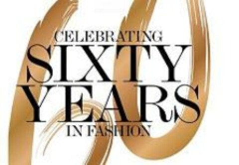 CELEBRATING SIXTY YEARS IN FASHION Logo (EUIPO, 06/23/2014)