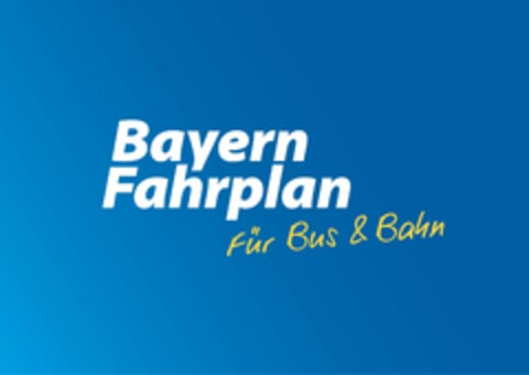 Bayern Fahrplan Für Bus & Bahn Logo (EUIPO, 11.08.2017)