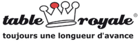 table royale toujours une longueur d' avance Logo (EUIPO, 05/29/2018)