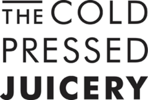 THE COLD PRESSED JUICERY Logo (EUIPO, 14.02.2019)