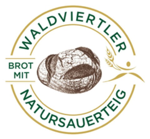 WALDVIERTLER BROT MIT NATURSAUERTEIG Logo (EUIPO, 03/01/2019)