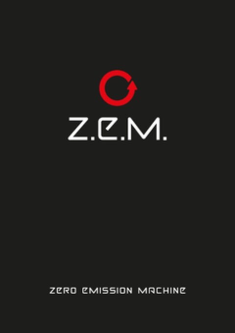 Z.E.M. ZERO EMISSION MACHINE Logo (EUIPO, 02/22/2022)
