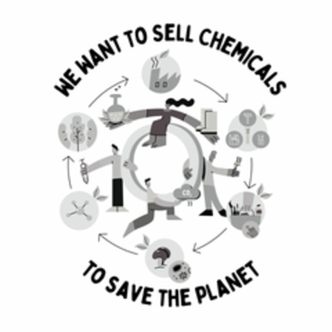 We want to sell chemicals to save the planet Logo (EUIPO, 13.07.2022)