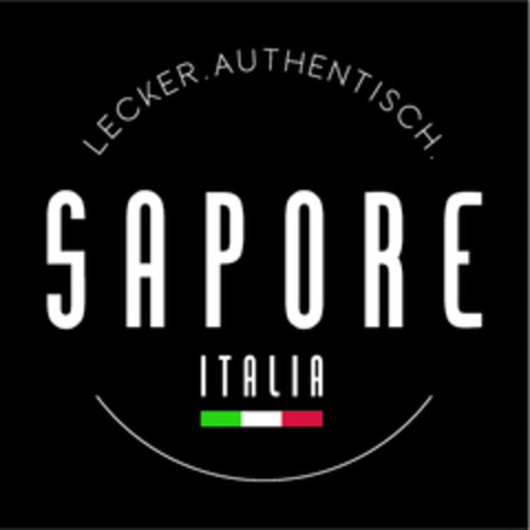 Lecker. Authentisch. Sapore Italia Logo (EUIPO, 10/05/2022)