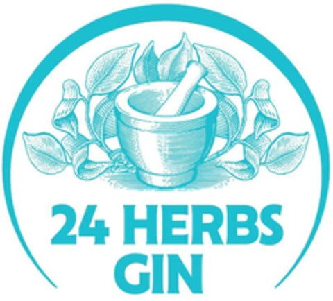 24 HERBS GIN Logo (EUIPO, 16.05.2023)