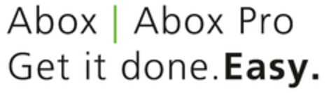 Abox | Abox Pro Get it done. Easy. Logo (EUIPO, 05/26/2023)