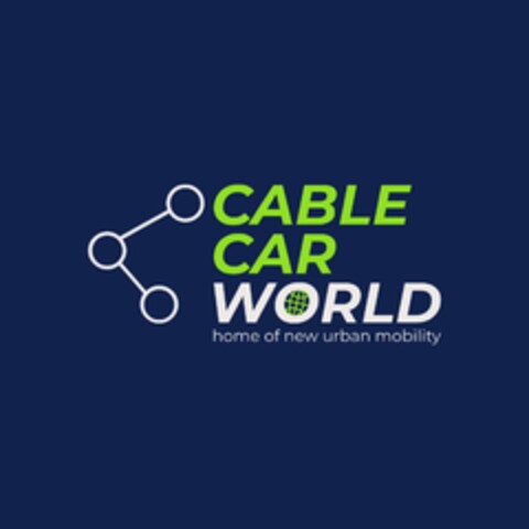 CABLE CAR WORLD home of new urban mobility Logo (EUIPO, 01.09.2023)
