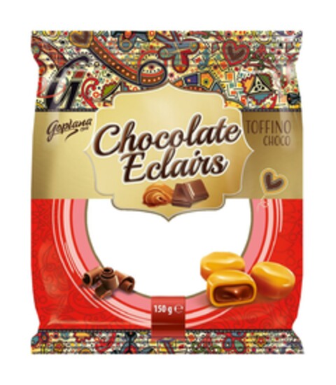 Goplana 1912 Chocolate Eclairs TOFFINO CHOCO 150 ge Logo (EUIPO, 05.04.2024)