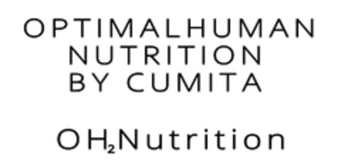 OPTIMALHUMAN NUTRITION BY CUMITA OH2Nutrition Logo (EUIPO, 06/07/2024)