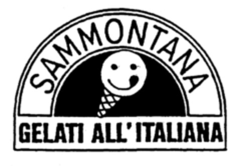 SAMMONTANA GELATI ALL'ITALIANA Logo (EUIPO, 14.10.1996)