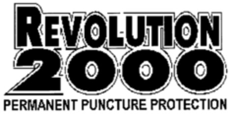 REVOLUTION 2000 PERMANENT PUNCTURE PROTECTION Logo (EUIPO, 12/04/1998)