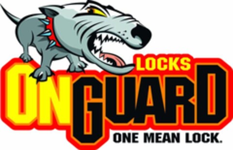 LOCKS ON GUARD ONE MEAN LOCK. Logo (EUIPO, 02.01.2003)