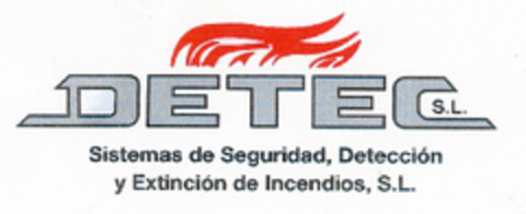 DETEC S.L. Sistemas de Seguridad, Detección y Extinción de Incendios, S.L. Logo (EUIPO, 29.07.2004)