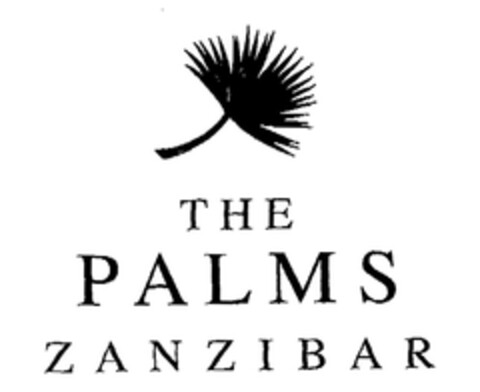 THE PALMS ZANZIBAR Logo (EUIPO, 03.08.2004)